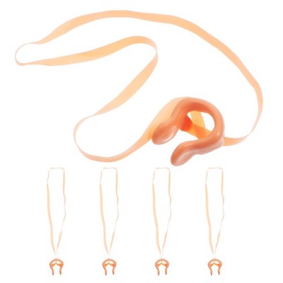 5 Pack Rope Swimming Nose Clip Swimmers Plugs with Cord for Water Activities