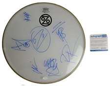 Ozmati Signed Autographed 18 Inch Clear Drum Head Drumhead ACOA