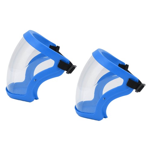 (Child Blue White) Protective Face Shield 2pcs Anti-fog Dust Proof - Picture 1 of 24
