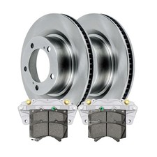 Front Brake Kit Calipers Pads Rotors 91.8 Lbs BCPKG0476