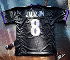 Autographed Lamar Jackson Custom Ravens Jersey - JSA Authenticated