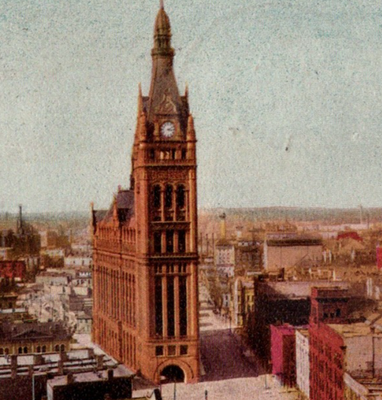 #ad #ad Antique Postcard Undivided Back City Hall Milwaukee Wisconsin WI $7.70