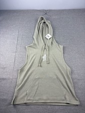 American Eagle Ziegler Sleeveless Waffle Knit Star Graphic Hoodie
