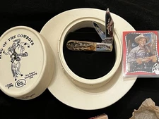 1998 CASE XX "KING OF THE COWBOYS" ROY ROGERS THICK STAG BARLOW KNIFE 197/500.