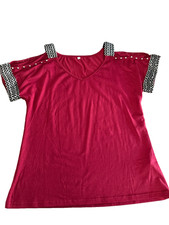 womens top - off shoulder-size small