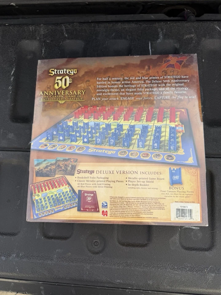 Spin Master STRATEGO 50th ANNIVERSARY EDITION GAME 2011 Sealed NEW OOP! - Image 4 of 4