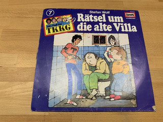 Hörspiel LP Vinyl Platte TKKG (7) Rätsel um die alte Villa EUROPA 115724.8