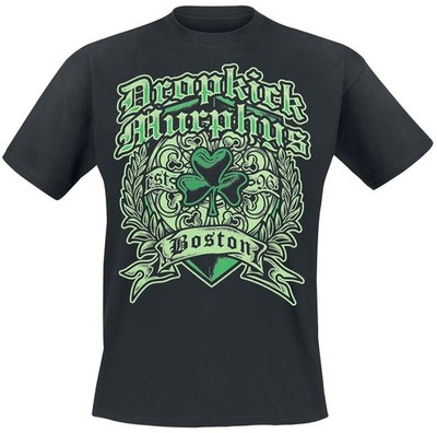 Dropkick Murphys T-Shirt Herren Boston Irish Heart schwarz M