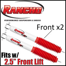 Rancho Front Gas Shocks Absorbers Pair Fits 1997-2006 Jeep Wrangler W2.5 Lift