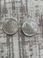 (2) Peace Dollars 1922-D & 1934-D “Beautiful MS Examples”