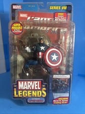 2004 Toy Biz Marvel Legends Series 8  Ultimate Captain America Figure  TE