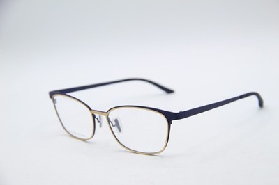 NEW ORGREEN COPENHAGEN HAVN NORA S006 GOLD BLUE AUTHENTIC FRAME EYEGLASSES 53-16