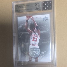 Upper Deck Michael Jordan Jersey Fusion Game Used Uniform #236 BGS 9.5 Bulls