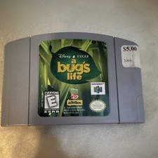 Activision Disney Pixar A Bug's Life Nintendo 64 N64 Cartridge E NTSC-U/C (1999)