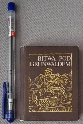 Polish book BITWA POD GRUNWALDEM Syta Sienkiewicz Hardcover 1987 MINIATURE