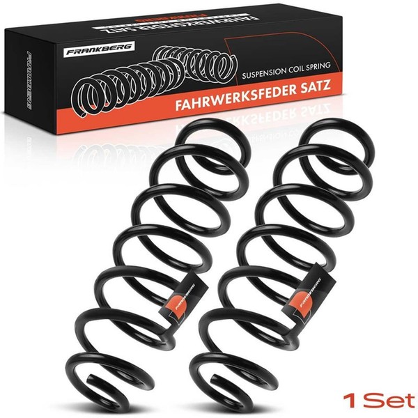 Frankberg 2X Fahrwerksfedern Hinten Passend FüR Skoda Octavia VW Golf-image