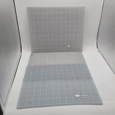 Set Of 3 Creative Memories Cutting Mat - 10 1/2" x 12 1/2"