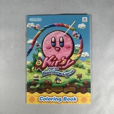 Kirby and the Rainbow Curse WiiU Amiibo Coloring Book Promo Booklet Nintendo