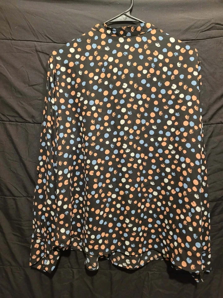 Blusa mujer Zac & Rachel lunares multicolores talla 1X Foto 2 de 3
