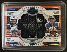 2024 Certified Brooks Corum Lloyd Benson Quad RC Patch Orange #/30