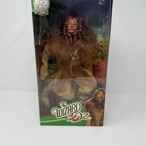 The Wizard Of Oz Barbie Collector Pink Label COWARDLY LION-75th Anniversary New