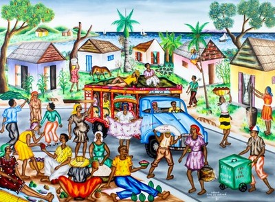 Edouard Yves Jean Gerard (Haiti,20C) oil painting 151347