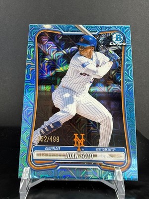 CZ3-439 - 2026 Bowman Chrome - Juan Soto #97 - /499 Light Blue Mojo Refractor
