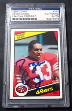 HOF PSA DNA Roger Craig Auto Rc 1984 Topps 353 Rookie Signed (ON CARD) Autograph