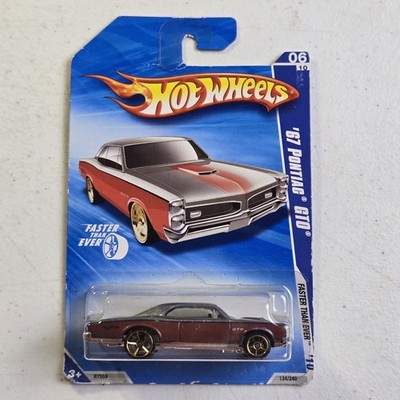 2009 Hot Wheels Faster Than Ever '10 1967 Pontiac GTO