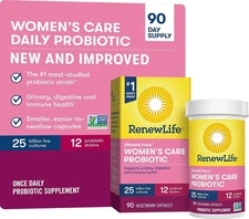 Renew Life Women's Care Probiotic 25 Billion 90 Ct - $$$ DONATED TO DISABLED VET