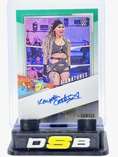 2022 Panini NXT 2.0 WWE #NS-KDC Kayden Carter NXT Signatures On Card Auto Green