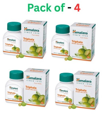 4 X Himalaya Triphala ( 240 Tablets ) Bowel Wellness