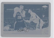 2009-10 Topps Chrome Printing Plate Cyan 1/1 Tim Duncan #86 HOF 2w0