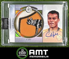 Cafu Patch Auto 2024-25 Topps Dynasty UEFA CC 1/1 Jumbo Crest Gold AS Roma CAL-C