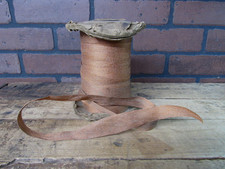 2.6 POUND Spool of Copper Flat Braided Ground Strap Wire Vintage 11/16" Wide