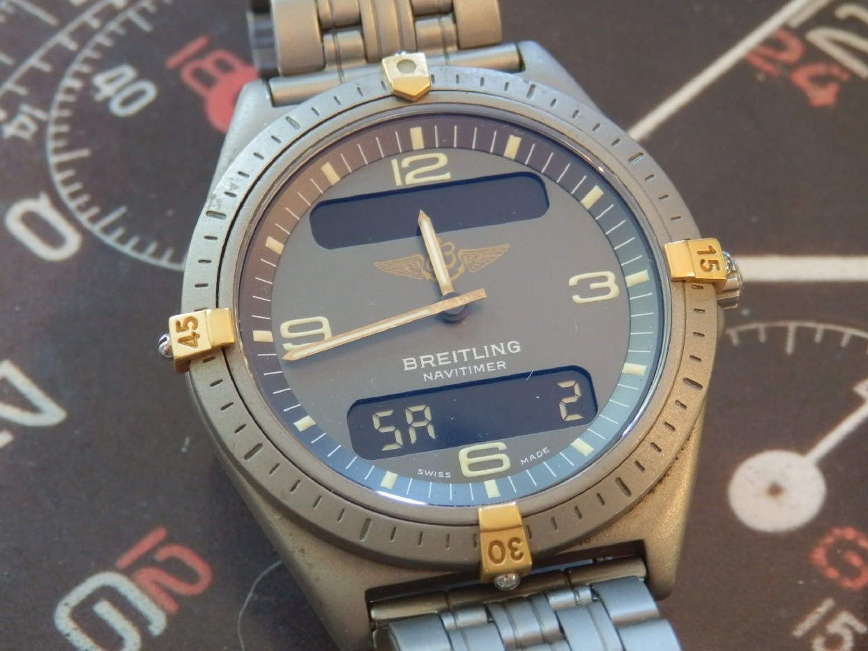 Original Breitling Aerospace 80360 Men's Wrist Watch