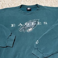Vintage Starter Philadelphia Eagles Crewneck Sweatshirt Men s XL USA Distressed