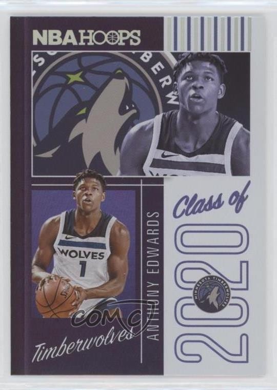 2020-21 Panini NBA Hoops Class of 2020 Holo Anthony Edwards #2 0o8v