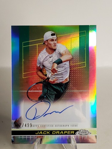 2024 Topps Chrome Tennis Jack Draper Auto Refractor /499
