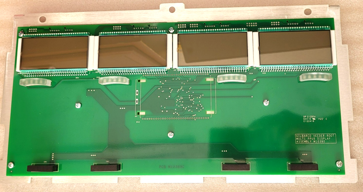 Gilbarco M12676A001 Encore display five-digit / four-PPU board
