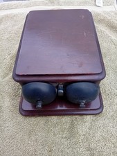 TELEPHONE BELL BOX DOUBLE BELL VINTAGE RINGER WOODEN GPO BOX