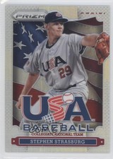 2013 Panini Prizm USA Baseball Silver Prizm Stephen Strasburg #USA4 3y0