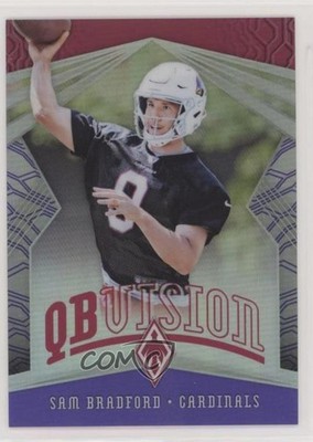 2018 Panini Phoenix QB Vision Purple 56/75 Sam Bradford #30 0cz