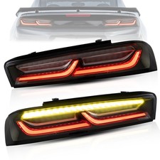 VLAND For 2016-2018 Chevrolet Chevy Camaro w/ Yellow Turn Signals LED Tail Light