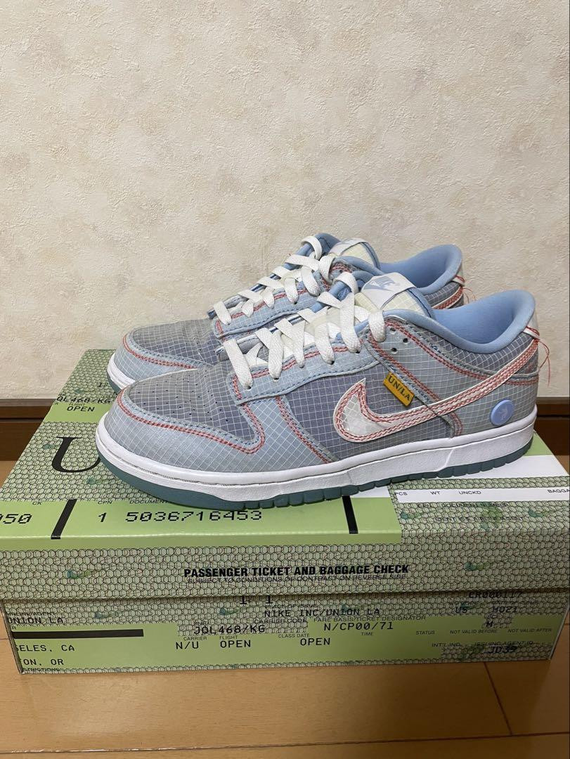 Nike Dunk Low Union Gris/Azul/Naranja En Caja Talla US8