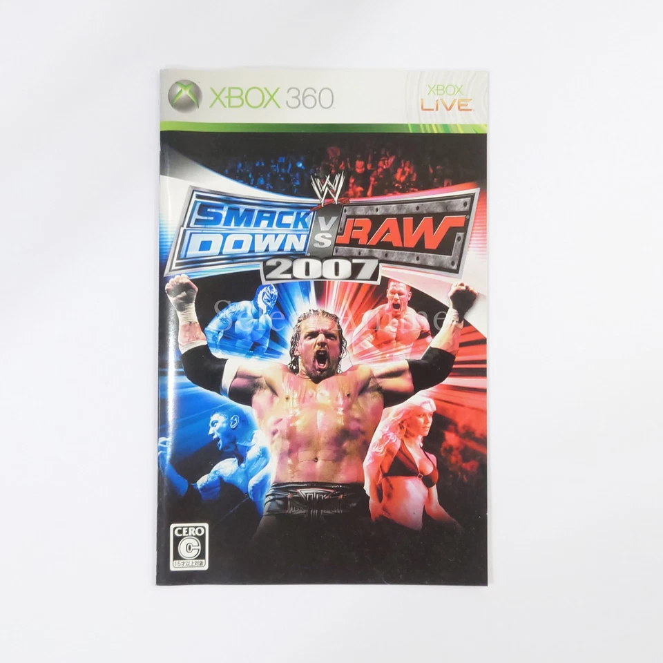 WWE SmackDown vs. Raw 2007 Microsoft Xbox 360 NTSC-J CIB - Image 4 of 4