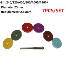 Polishing Wheels Polishing Rotay Tools Tool 1*Extension Rod 25mm /1inch 7pcs/set