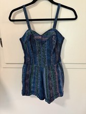 Vintage 1950s Perfection Fit Bathing Suit/ Romper By Roxanne
