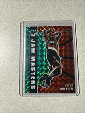 2020-21 Panini Mosaic #17 Clyde Drexler Jam Masters Mosaic Green