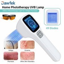 Handheld 308nm UVB Phototherapy Device MED Mode 49 Diodes Rechargeable for Skin